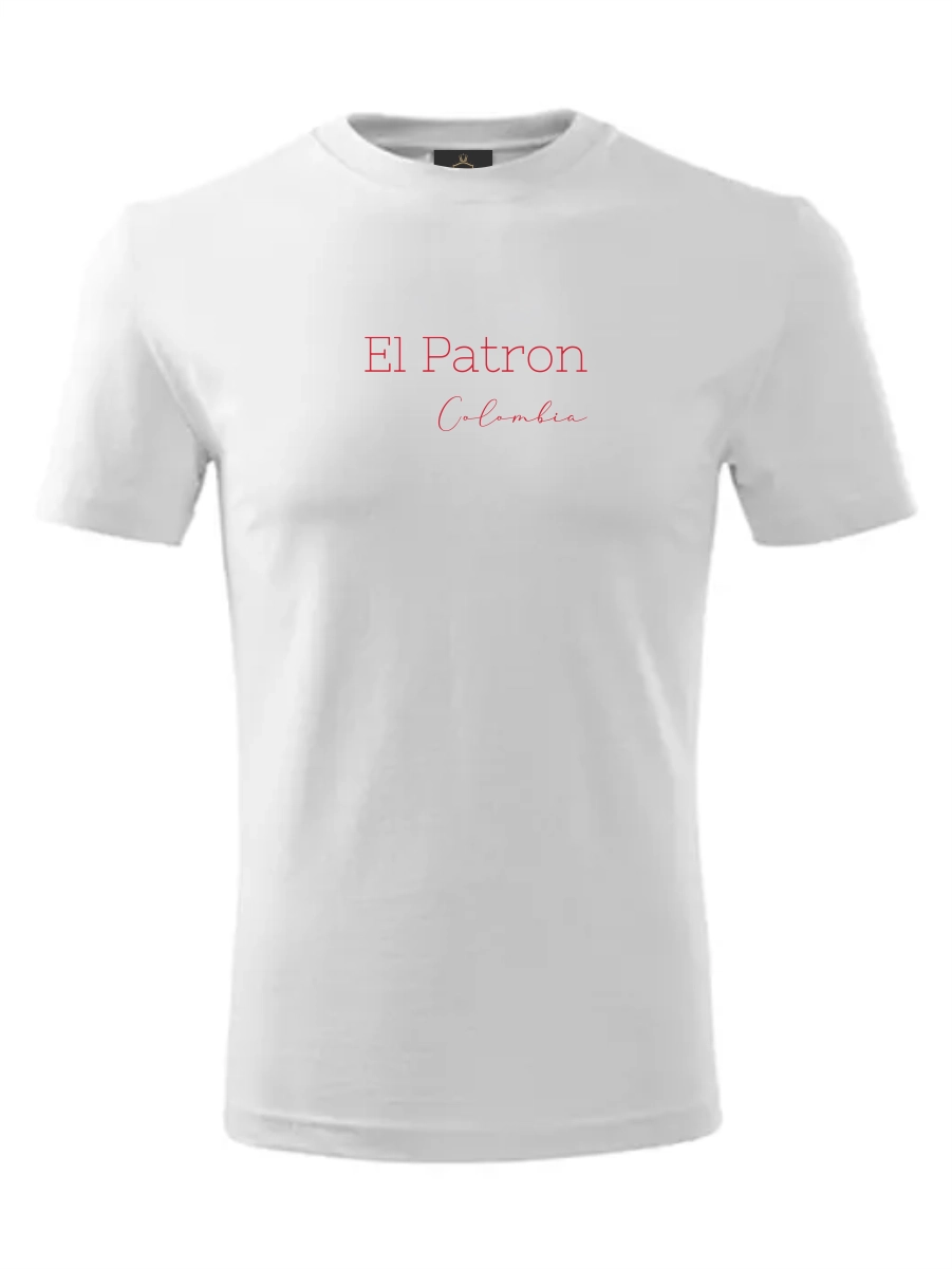 Pánske tričko EL COLOMBIA biele